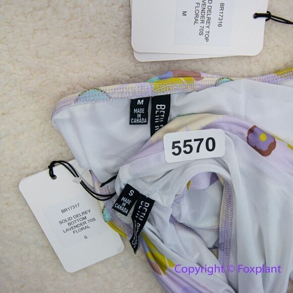 New! Set! Beth Richards Delrey Bikini Top & bottom 70’s floral bikini - Picture 13 of 15